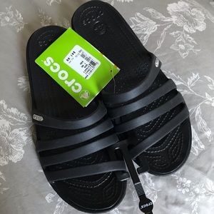 NWT Crocs Rhonda Wedge Sandal